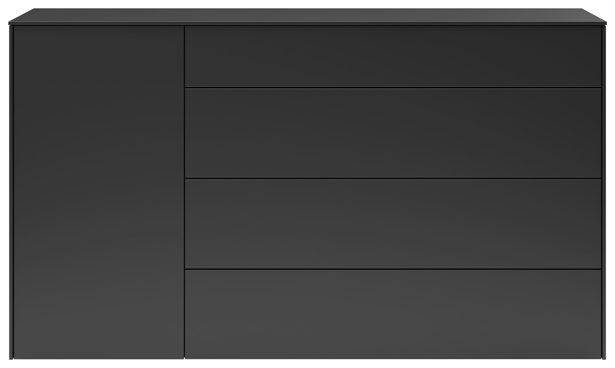 SIDEBOARD Riverside  in 169/97/42 cm  - Schwarz, Design, Holzwerkstoff/Kunststoff (169/97/42cm) - SetOne by Musterring