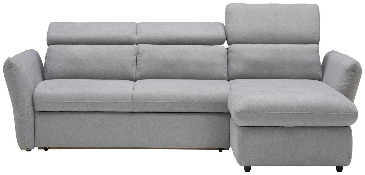 ECKSOFA Hellgrau Mikrofaser von STYLIFE