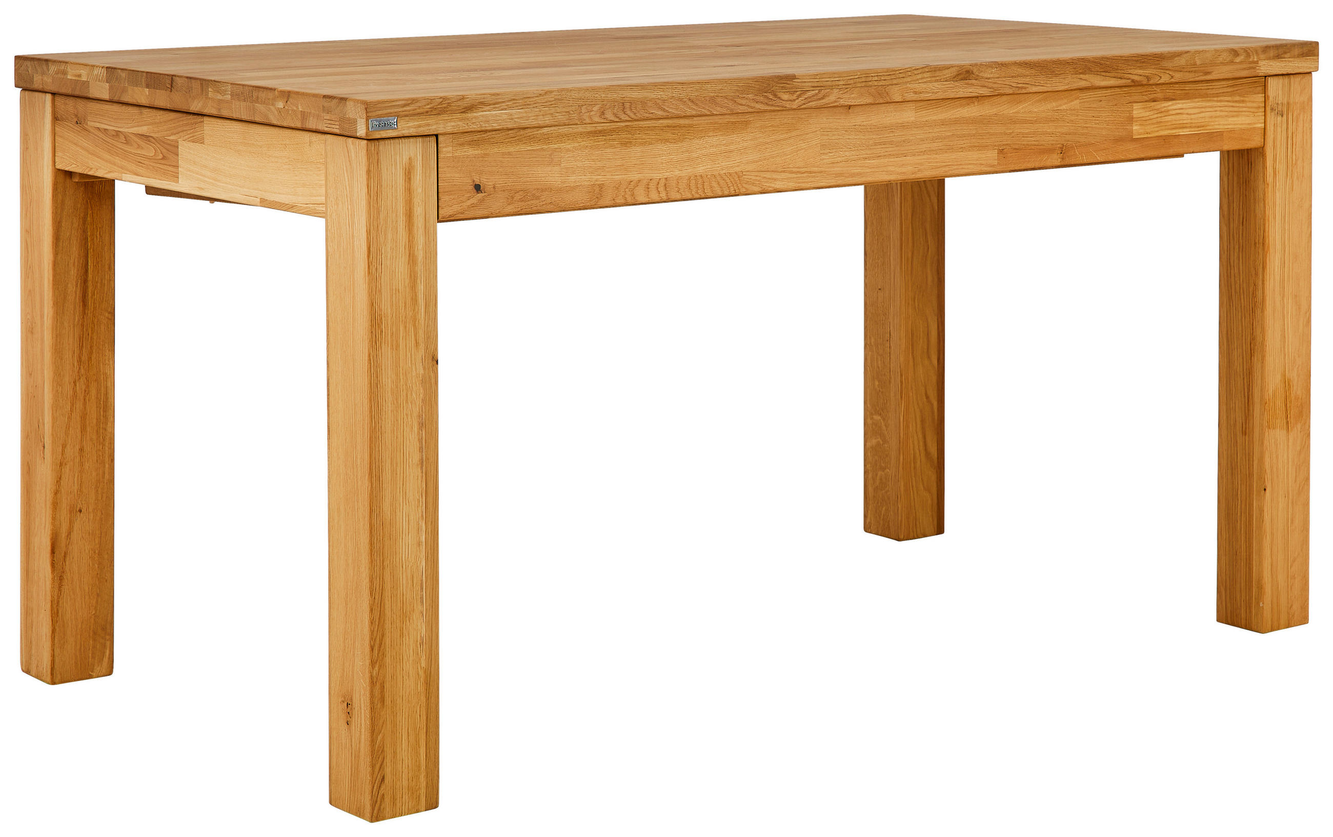 ESSTISCH in Holz 140/80/75 cm  - Wildeiche, Natur, Holz (140/80/75cm) - Livetastic