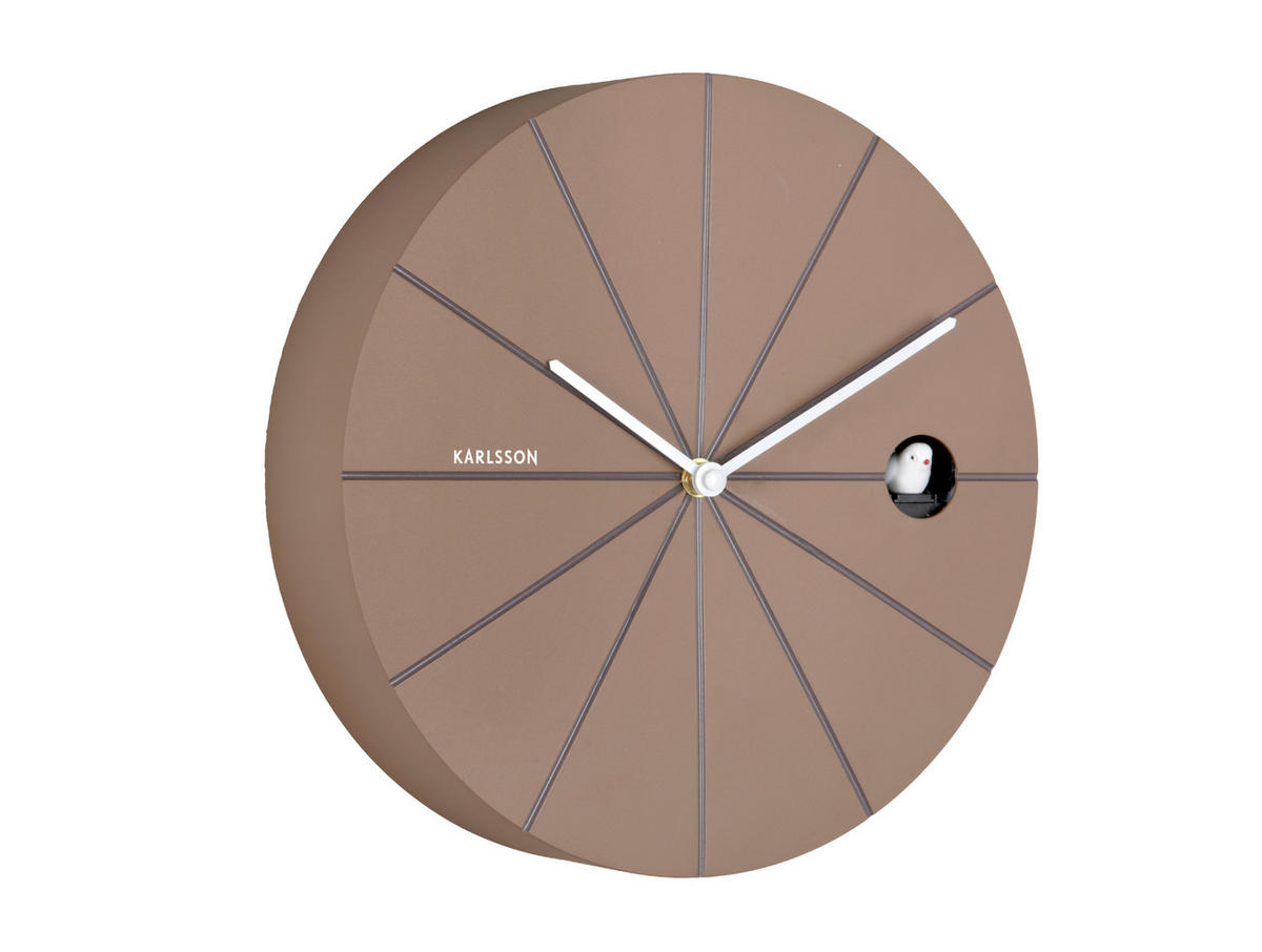UHR  Mokka 29 cm  - Mokka, Basics, Kunststoff (29cm) - Karlsson