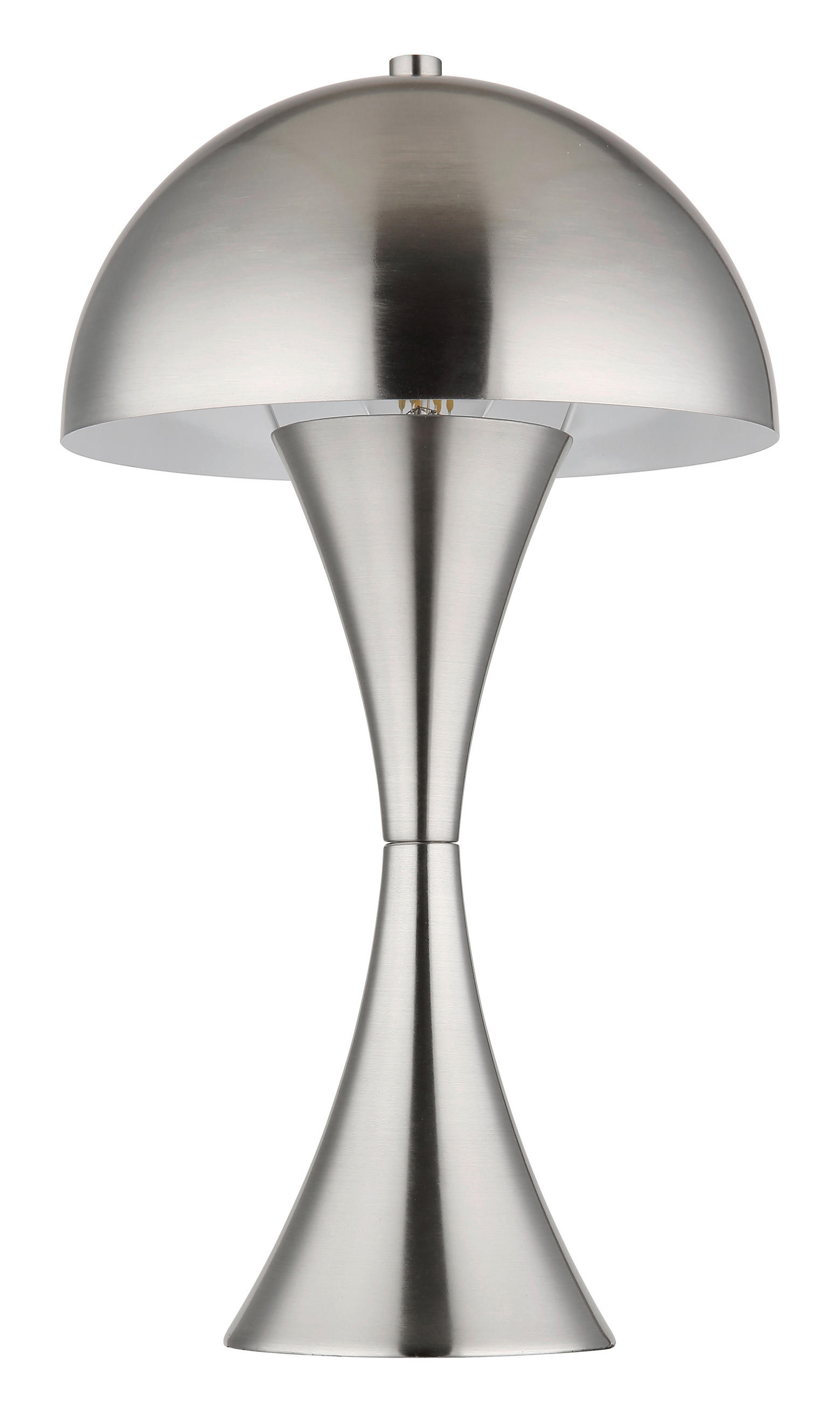 STOLNÍ LAMPA, E27, 20/36,1 cm  - černá/barvy niklu, Design, kov/plast (20/36,1cm) - Globo
