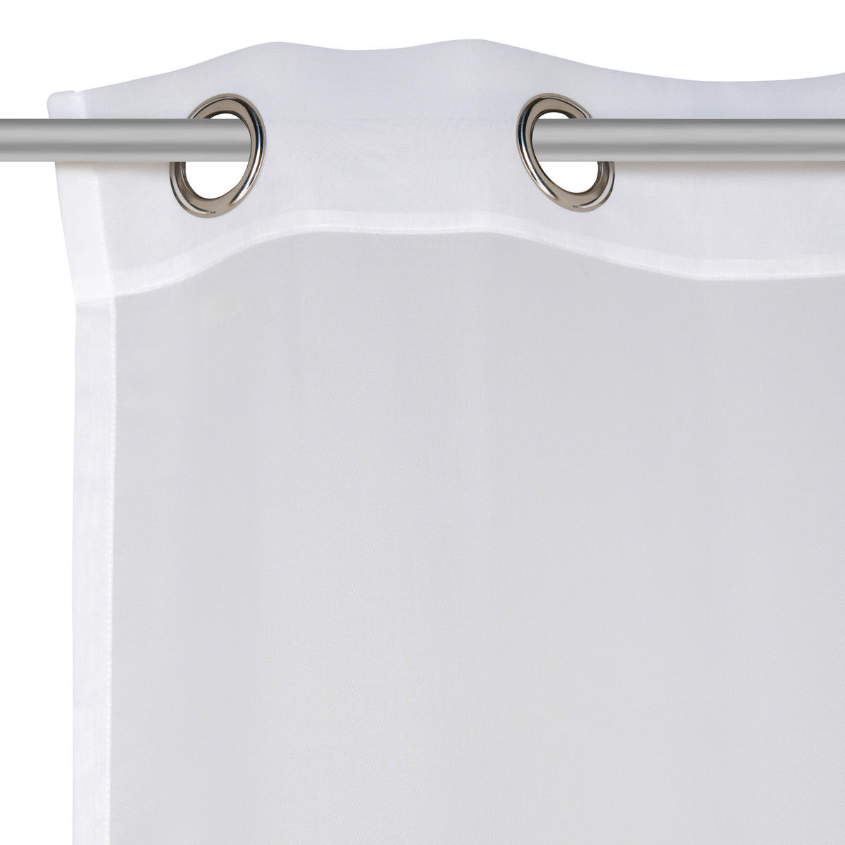 ZÁVĚS S OČKY, poloprůhledné, 140/245 cm - oranžová/modrá, Trend, textil (140/245cm) - Esposa