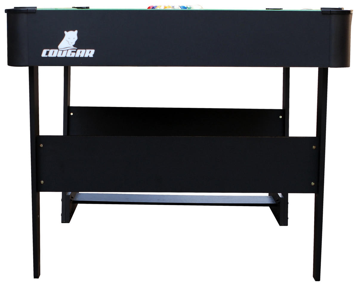 Billardtisch Hustle XL - Schwarz/Grün, Design, Holz (183/83/91cm) - Ambia Garden