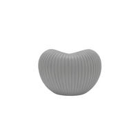 VÁZA  - szürke, Basics, kerámia (25.5/17.5/17.5cm)