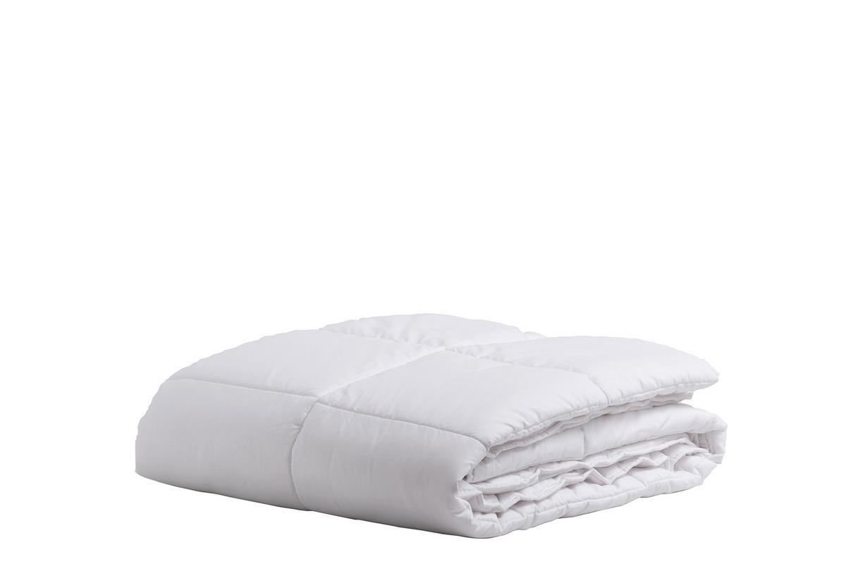 BETTDECKE - Weiß, Basics, Textil (135/200/7cm) - Yatas