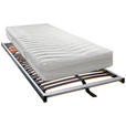 MATRATZENSET 90/200 cm  - Silberfarben, KONVENTIONELL, Holz (90/200cm) - Sleeptex