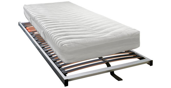 MATRATZENSET 90/200 cm - Silberfarben, KONVENTIONELL, Holz (90/200cm) - Sleeptex