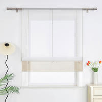 FALTROLLO  transparent  100/155 cm    - Sandfarben/Weiß, Basics, Textil (100/155cm)