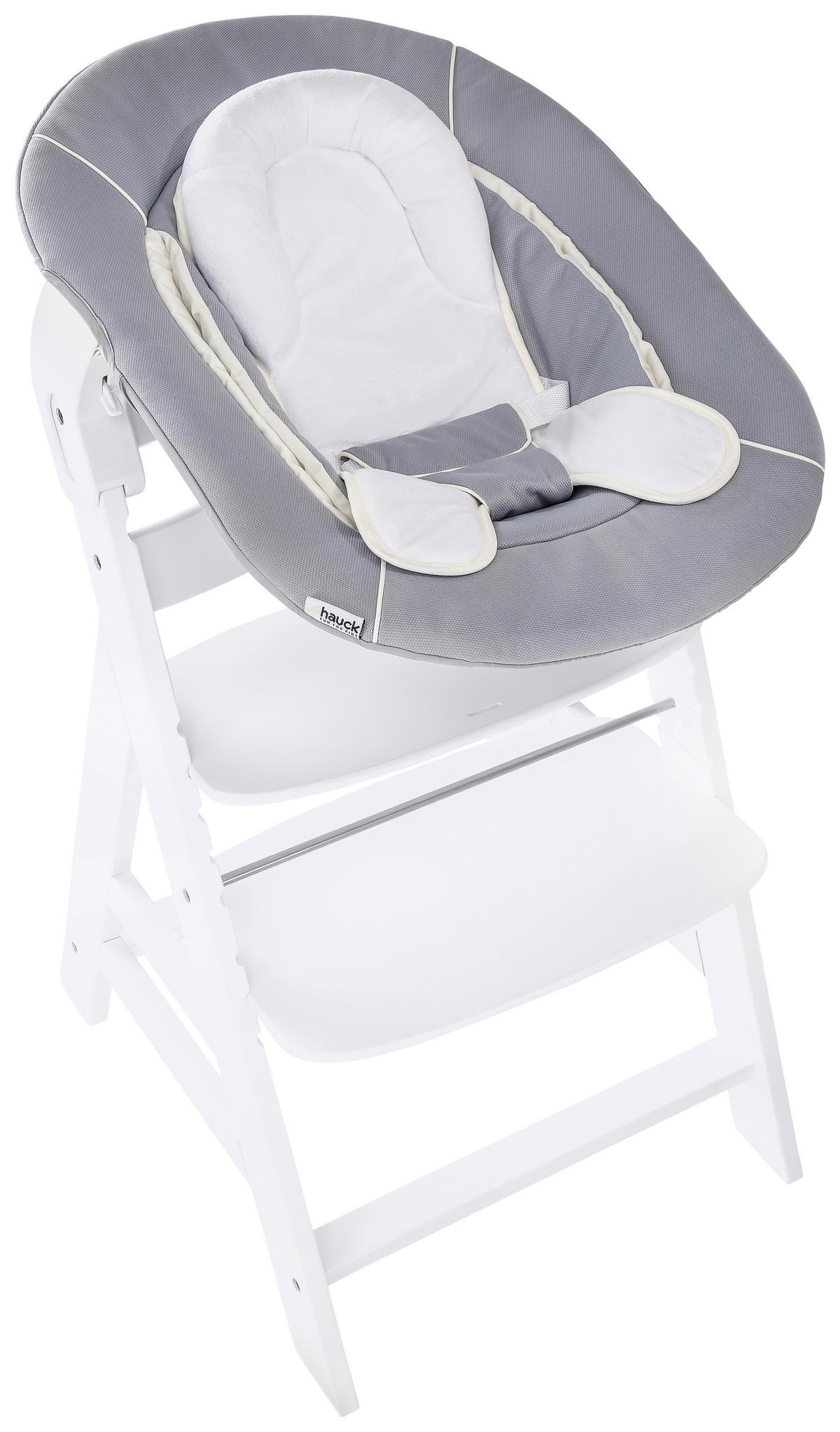 WIPPE ALPHA BOUNCER   - Weiß/Grau, KONVENTIONELL, Textil (66/49/45cm) - Hauck