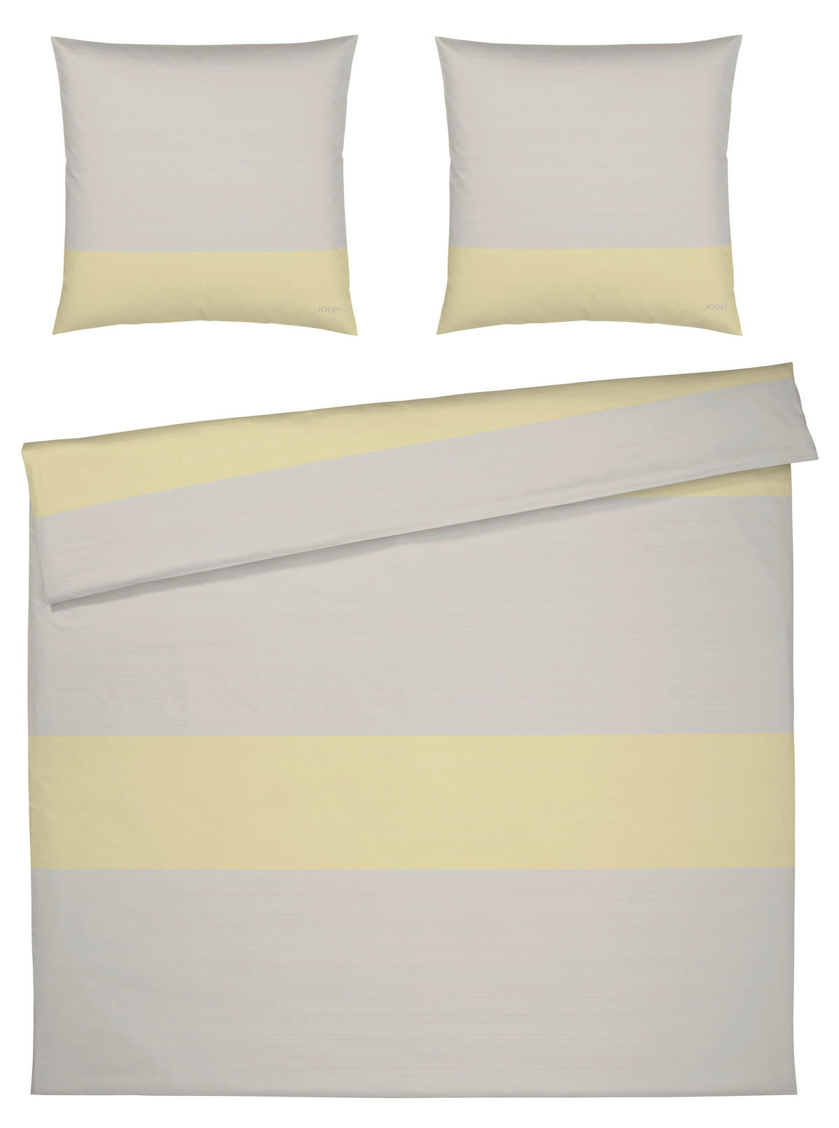 BETTWÄSCHE Makosatin 200/200 cm  - Gelb, Design, Textil (200/200cm) - Joop!
