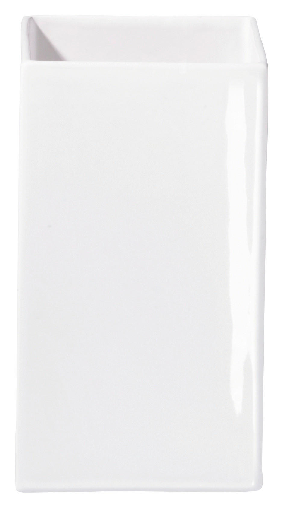 VASE  - Weiss, Basics, Keramik (8/16cm) - ASA