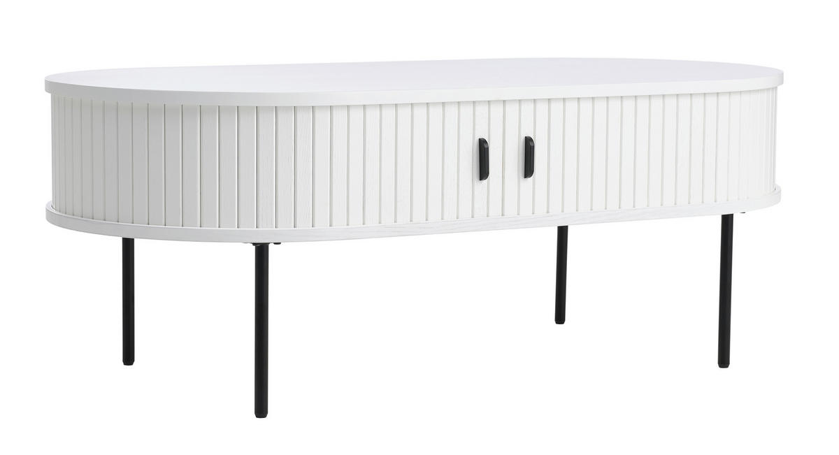COUCHTISCH in Holzwerkstoff, Holz 120/60/45 cm  - Schwarz/Weiß, Trend, Holz/Holzwerkstoff (120/60/45cm) - home24
