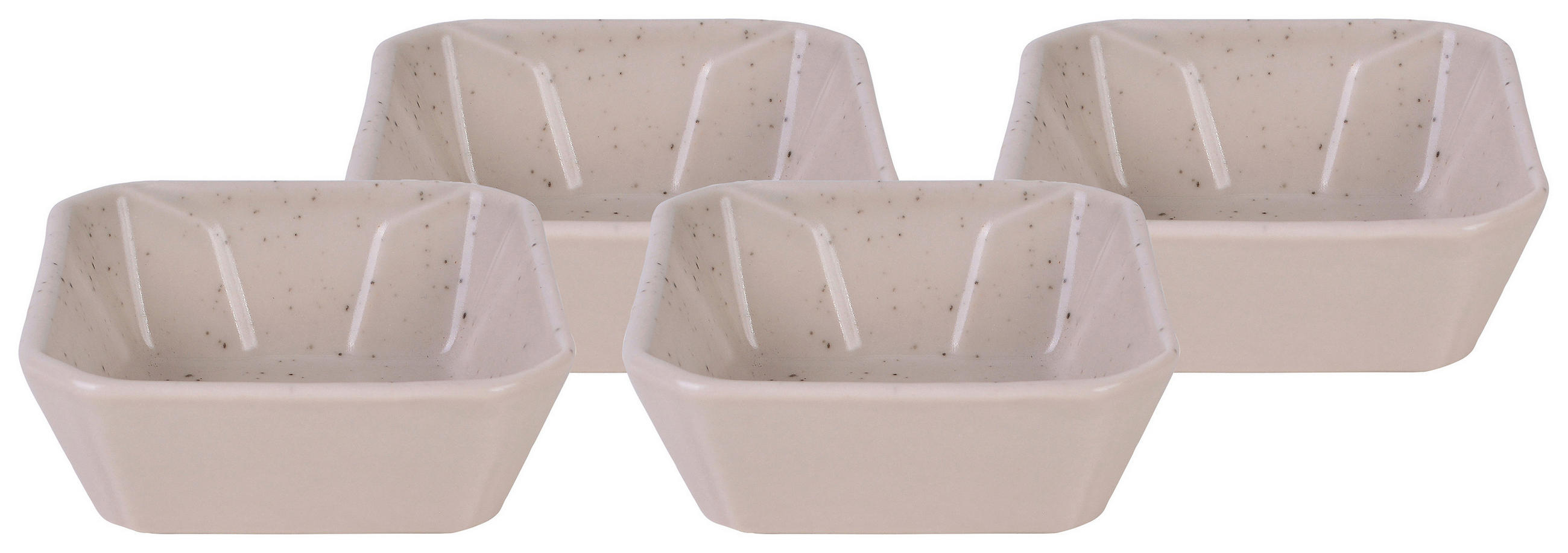 DIPSCHALENSET Streat Food  - Creme, Basics, Keramik (8,5/8,5cm) - Creatable