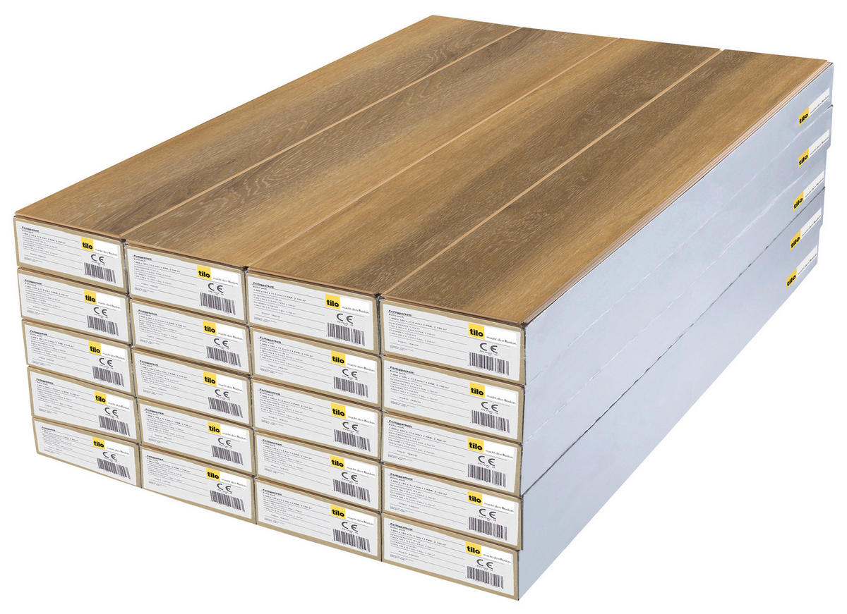 VINYLBODEN, Eiche Triest  per  m² - Design, Holzwerkstoff (121/28,8/0,85cm) - Tilo