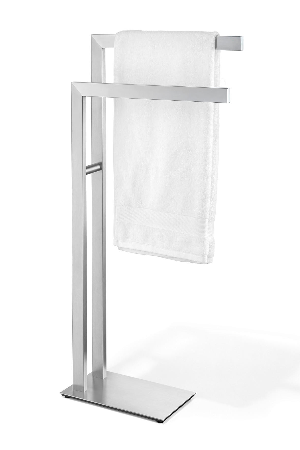 HANDTUCHSTÄNDER - Edelstahlfarben, Basics, Metall (15/80/38,5cm) - Zack