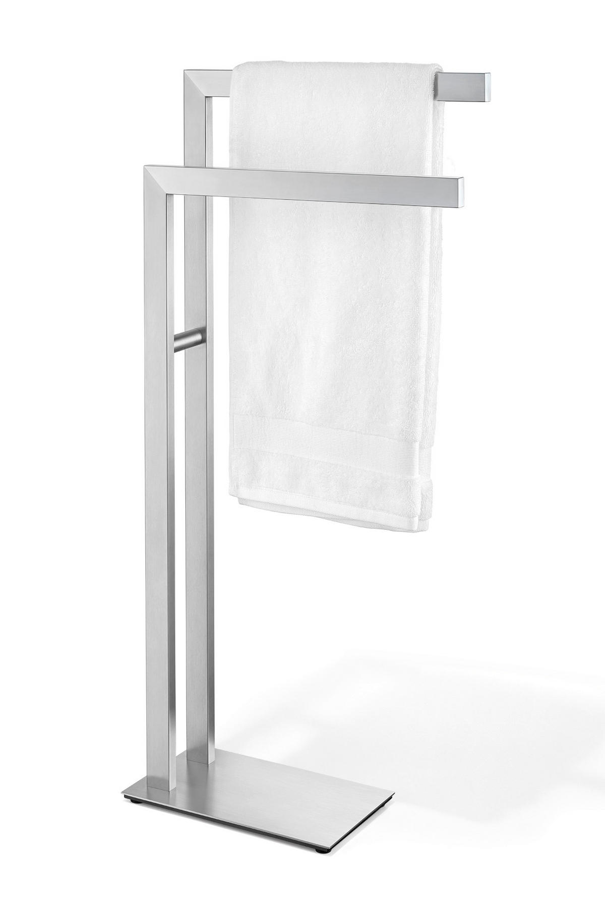 HANDTUCHSTÄNDER - Edelstahlfarben, Basics, Metall (15/80/38,5cm) - Zack