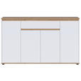 SIDEBOARD  160/93/38 cm 1 Schublade(n)  - Weiß/Eiche Artisan, MODERN, Holzwerkstoff (160/93/38cm) - Carryhome