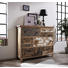 KOMMODE Mindiholz massiv Grau, Schwarz, Weiß - Schwarz/Weiß, Trend, Holz/Metall (120/100/45cm) - Landscape KOMMODE Mindiholz massiv Grau, Schwarz, Weiß - Schwarz/Weiß, Trend, Holz/Metall (120/100/45cm) - Landscape