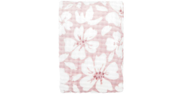KUSCHELDECKE 150/200 cm  - Hellrosa/Weiß, Design, Textil (150/200cm) - Esposa