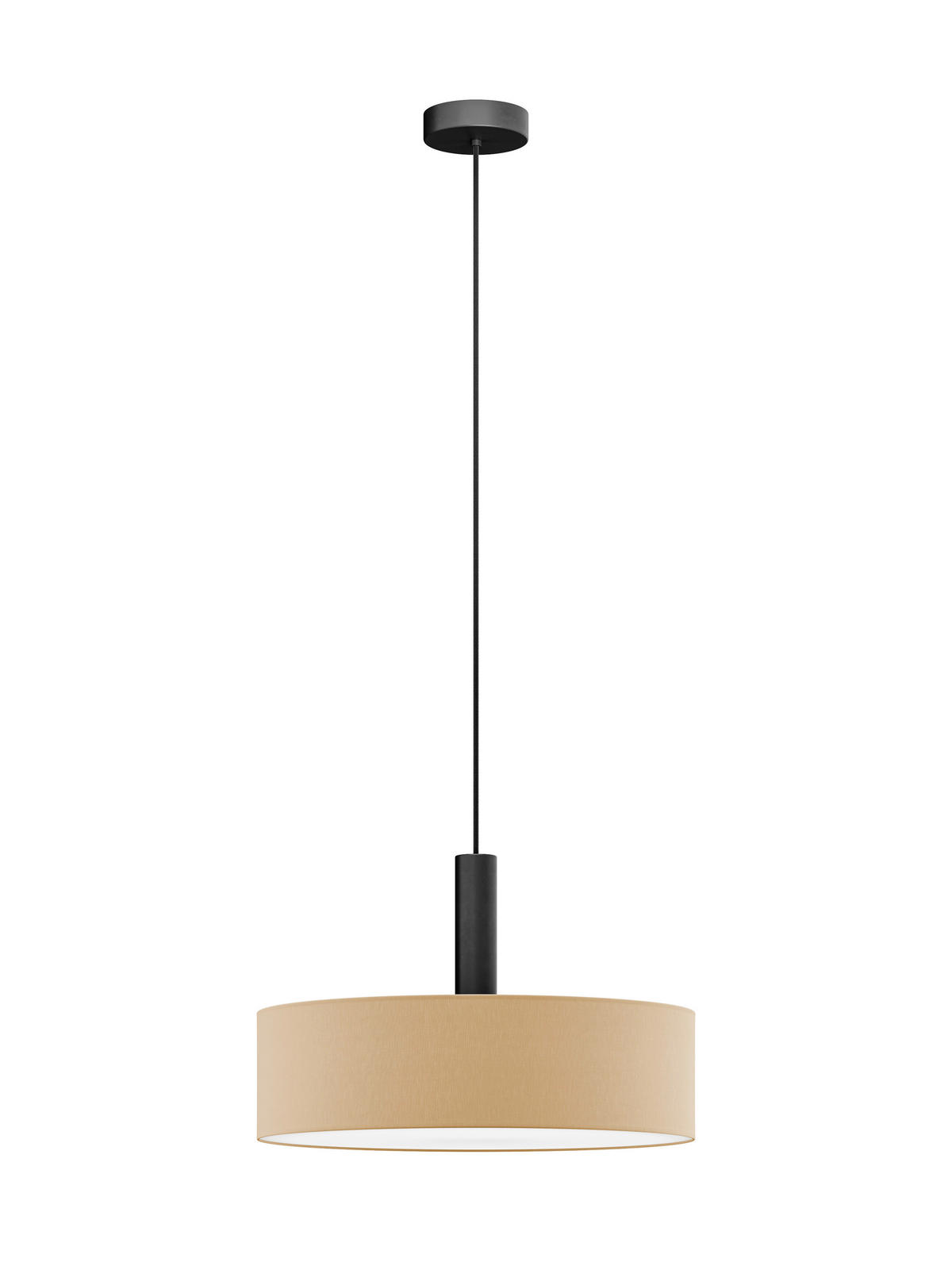 FÜGGŐLÁMPA 50/115 cm  - szahara, Basics, műanyag/textil (50/115cm)