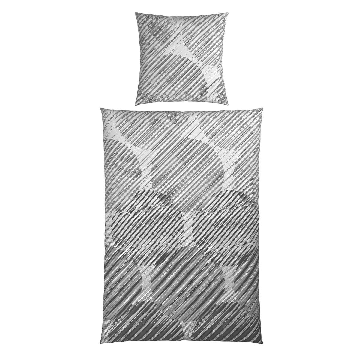 BETTWÄSCHE Renforcé 135/200 cm  - Grau, Textil (135/200cm) - Novel