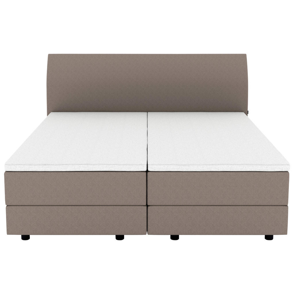 Thumbnail - Musterring Boxspringbett, Hellbraun, Textil, H2 + H4, 7-Zonen, Höhe ca. 22 cm, 180x200 cm, Dgm, Über- und Sondergrößen e...