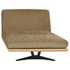 OTTOMANE Palermo Grün, Eichefarben  - Eichefarben/Schwarz, Design, Holz/Textil (114/92/165cm) - Dieter Knoll
