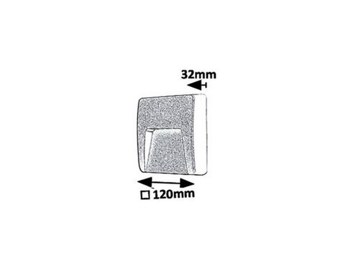 ZUNANJA STENSKA SVETILKA  Trento  12/12 cm           - antracit, Basics, umetna masa (12/12cm)