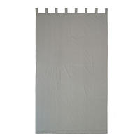 SCHLAUFENVORHANG  - Dunkelbraun, Basics, Textil (145/250cm)