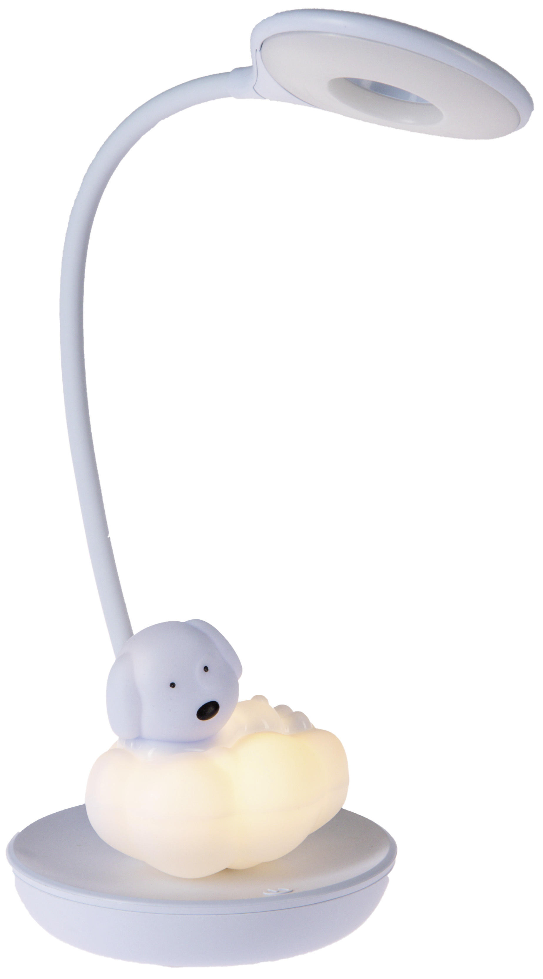 DETSKÁ LED STOLNÁ LAMPA, dotykový stmievač, 13/36 cm  - svetlomodrá, Basics, plast (13/36cm) - My Baby Lou