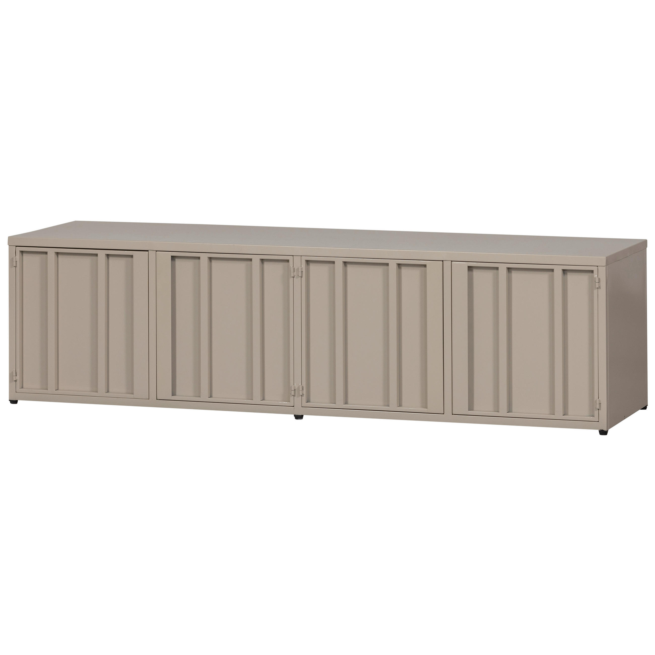 LOWBOARD LEVEL 160/44/44 cm  stehend  - Sandfarben, Design, Metall (160/44/44cm) - Livetastic