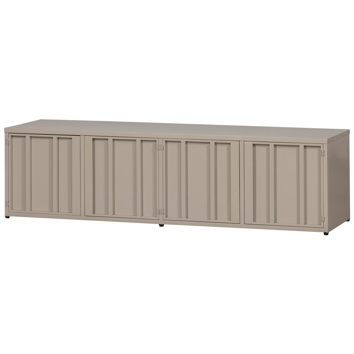 LOWBOARD LEVEL 160/44/44 cm  stehend  - Sandfarben, Design, Metall (160/44/44cm) - Livetastic