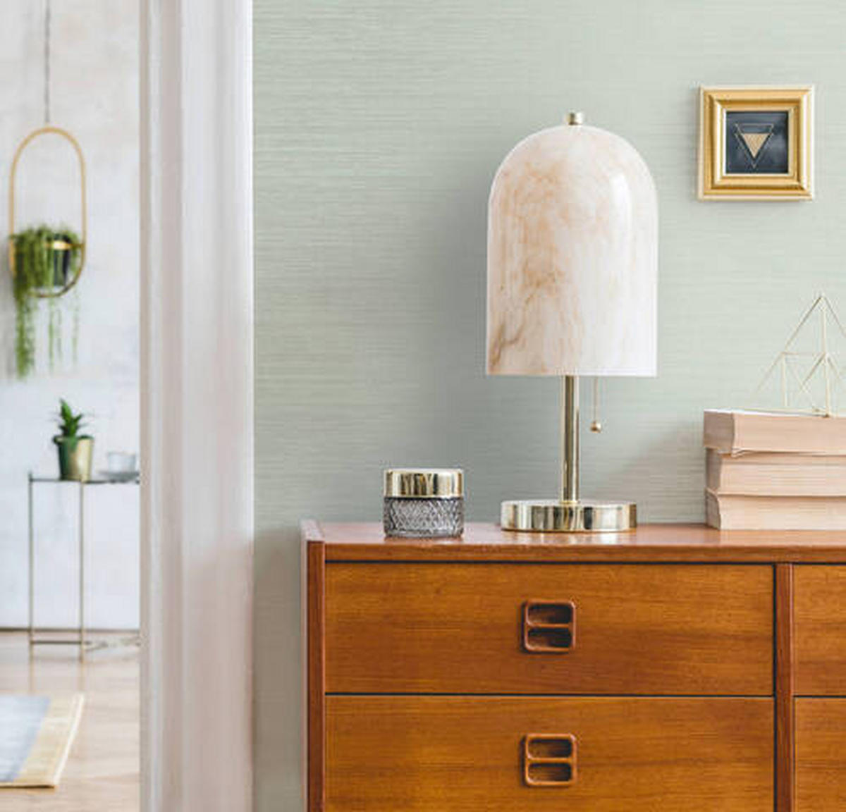 VLIESTAPETE  - Grün, Basics, Papier/Kunststoff (52/1000cm) - Xora