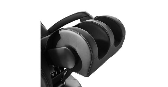 MASSAGESESSEL in Leder Schwarz - Schwarz, Design, Leder (80/117/114cm) - Cantus