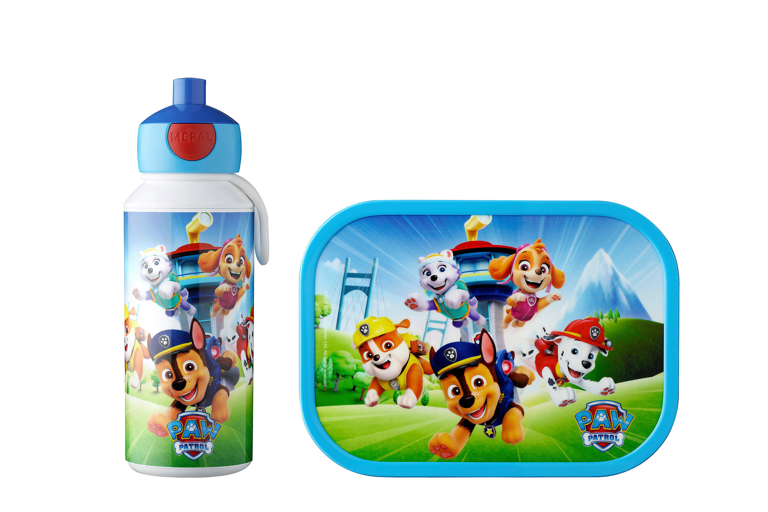PAUSENSET Campus Paw Patrol Pups - Hellblau, KONVENTIONELL, Kunststoff (20,5/7,5/18,8cm) - Mepal