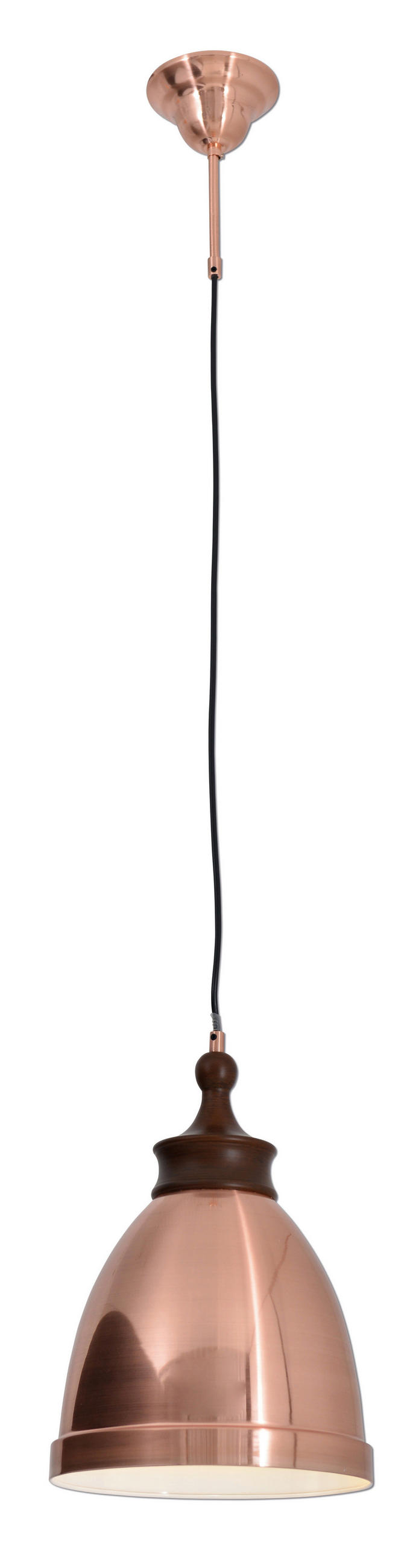 HÄNGELEUCHTE 6076147 25/126 cm   - Kupferfarben, LIFESTYLE, Metall (25/126cm) - Näve