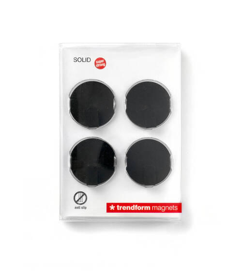 MAGNETSET  - Schwarz, Basics, Metall (3,5/1cm)