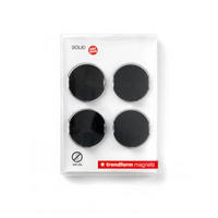 MAGNETSET  - Schwarz, Basics, Metall (3,5/1cm)