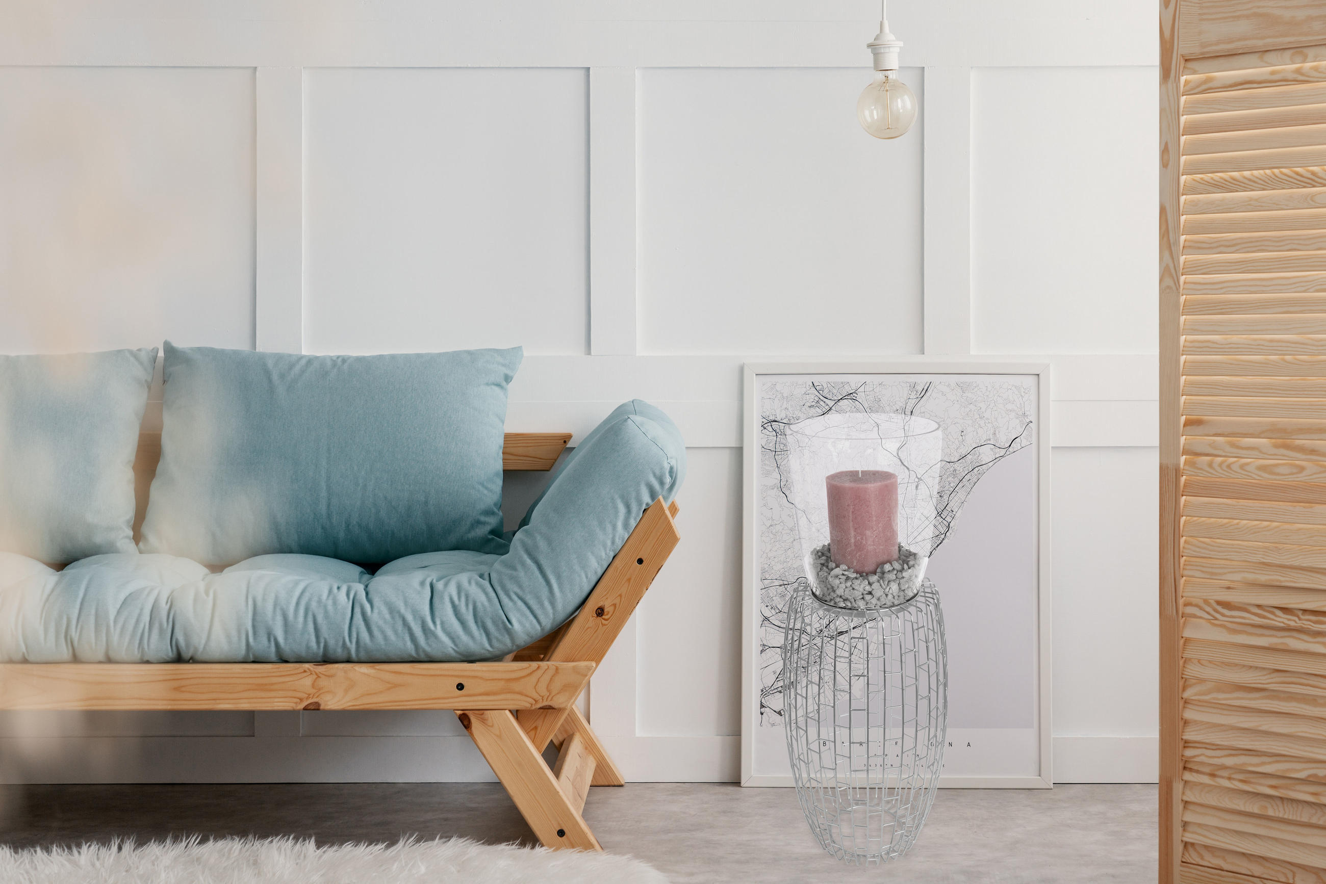 KERZENHALTER - Silberfarben, Design, Glas/Metall (28/73/28cm) - Kayoom