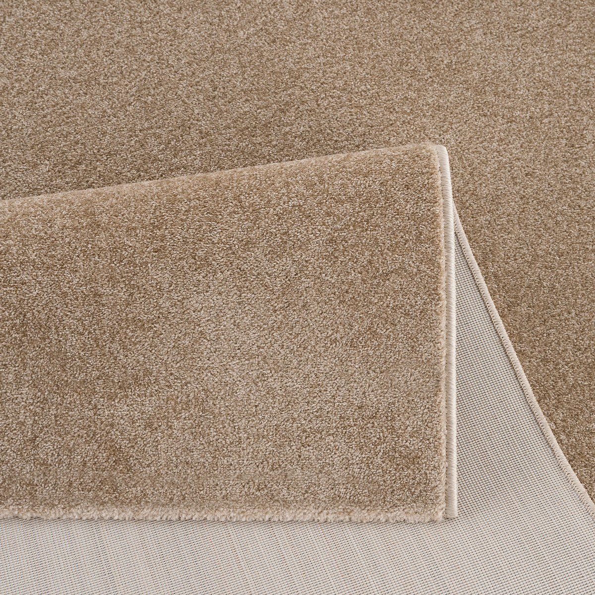 LÄUFER 80/200 cm Uni Beige  - Beige, LIFESTYLE, Kunststoff/Textil (80/200cm)