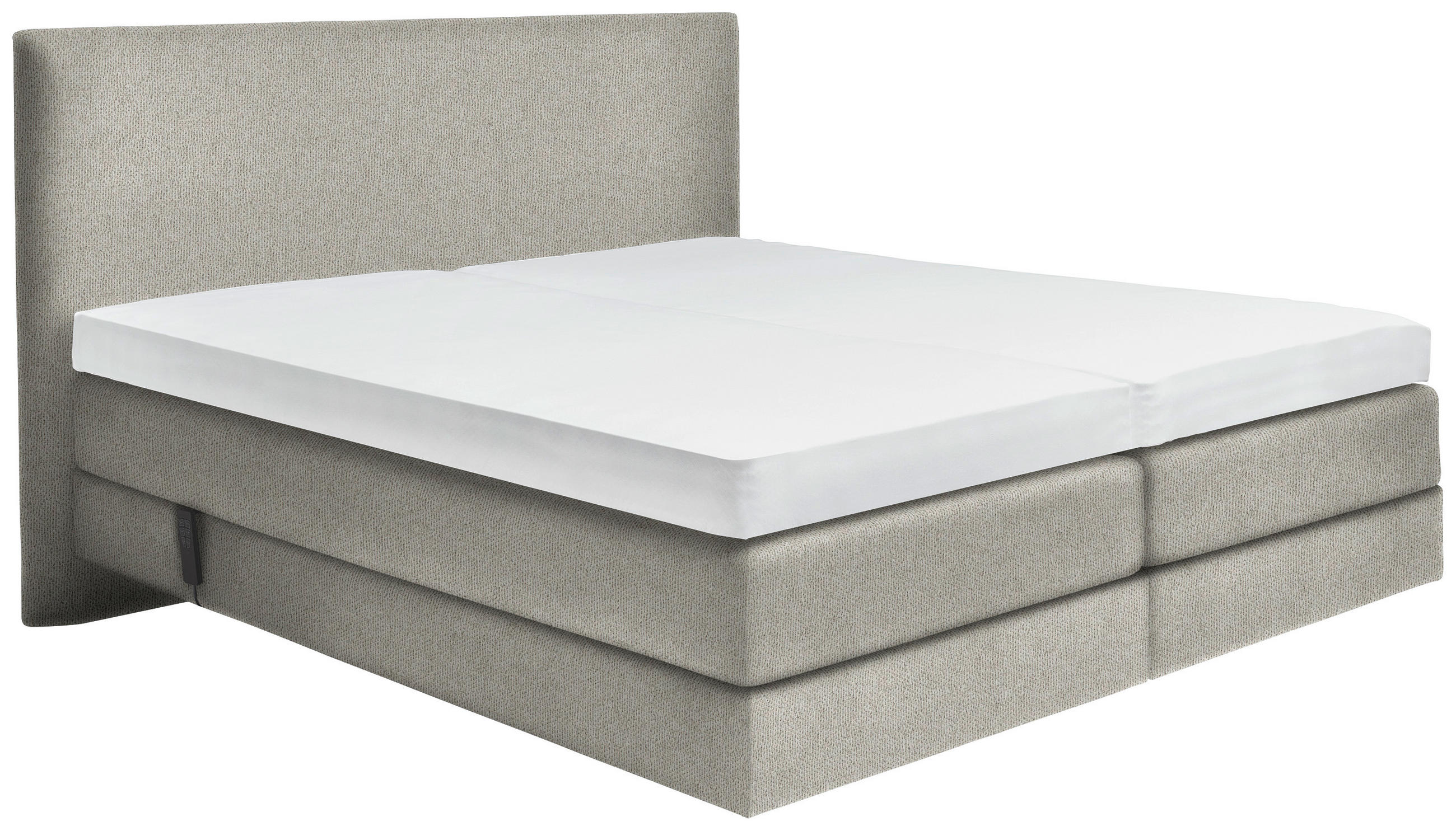 BOXSPRINGBETT 160/200 cm  in Beige  - Beige, KONVENTIONELL, Holz/Textil (160/200cm) - Dieter Knoll