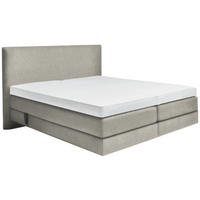BOXSPRINGBETT 160/200 cm  in Beige  - Beige, KONVENTIONELL, Holz/Textil (160/200cm) - Dieter Knoll