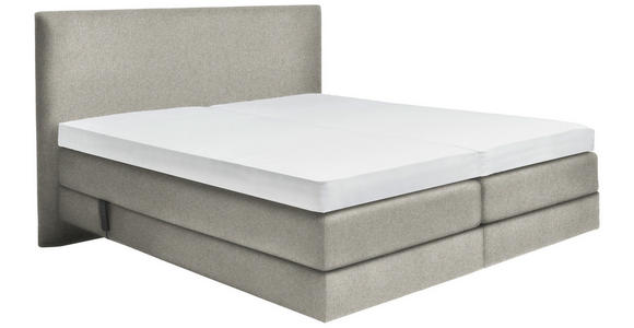 BOXSPRINGBETT 160/200 cm  in Beige  - Beige, KONVENTIONELL, Holz/Textil (160/200cm) - Dieter Knoll