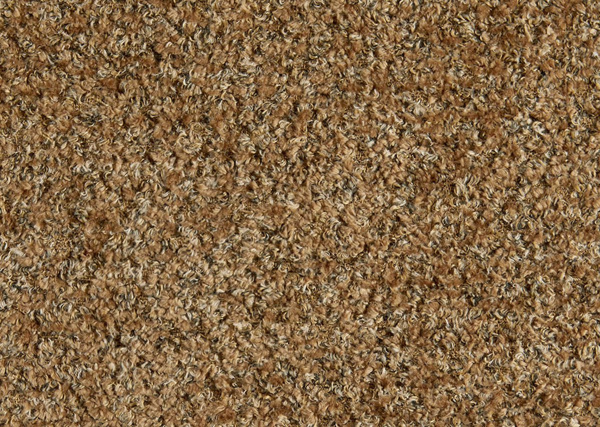 ARMLEHNSTUHL Teddystoff  - Schwarz/Braun, Design, Textil/Metall (62/86/68cm) - Welnova