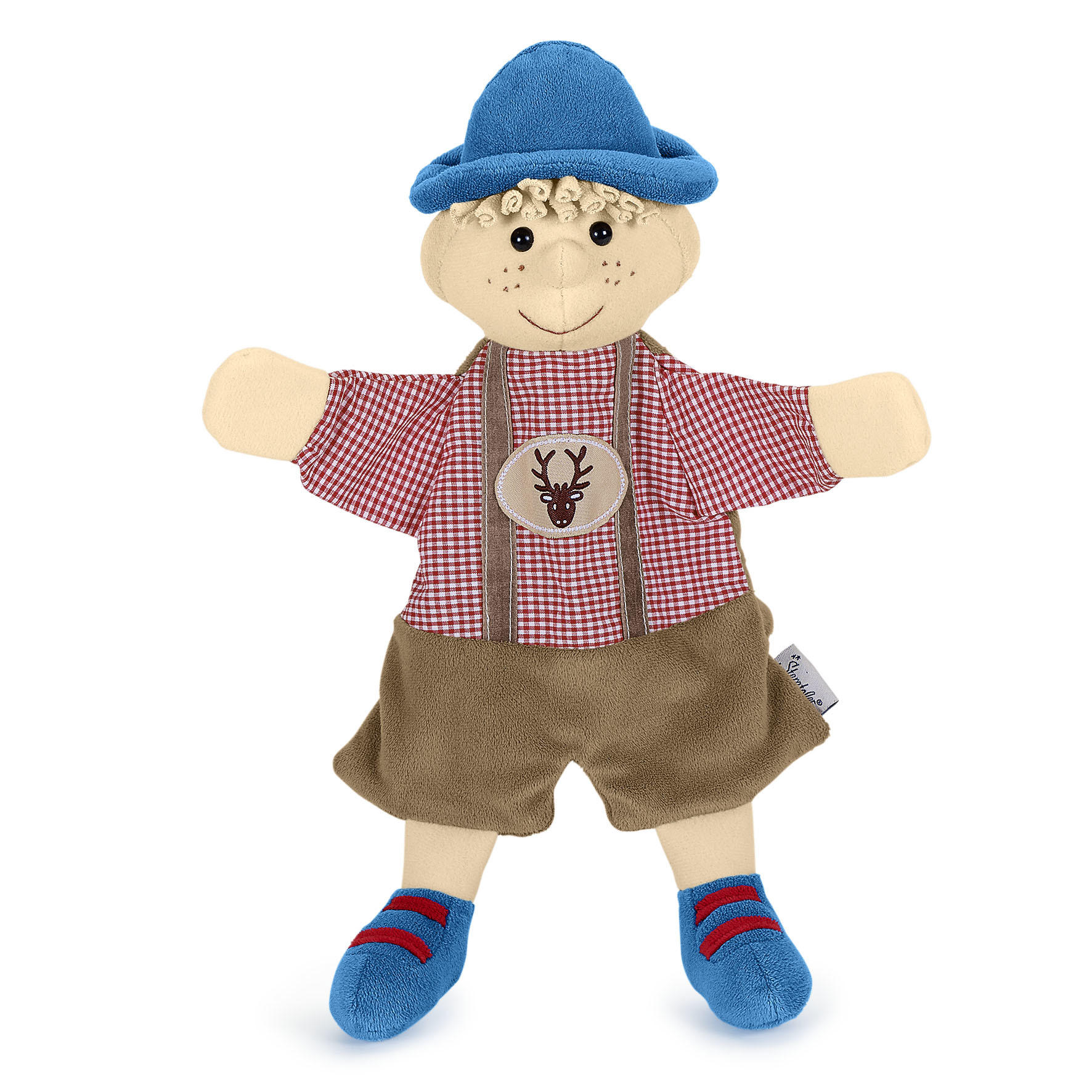 HANDPUPPE Seppel - Blau/Beige, Basics, Textil (32/27/9cm) - Sterntaler