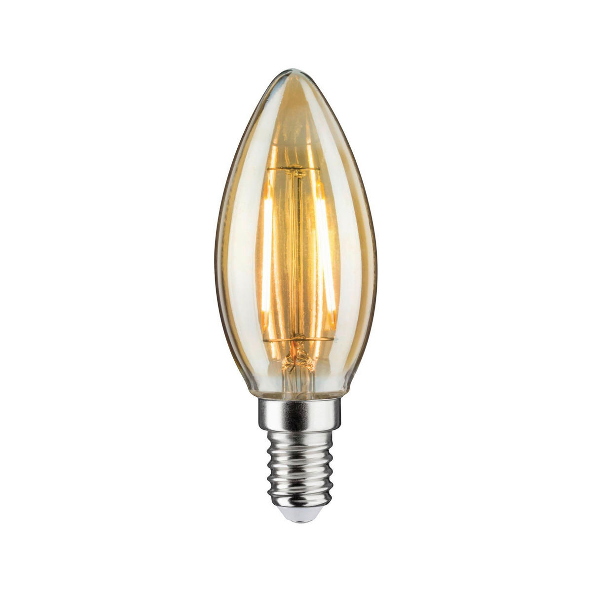 LED-LEUCHTMITTEL   E14 1x2,6W W 260 lm  - Goldfarben, Basics, Glas (3,5/9,8cm) - Paulmann