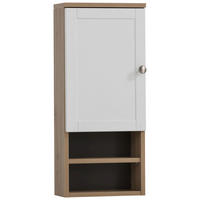 HÄNGESCHRANK 30,3/70/16 cm  - Weiß/Eiche Artisan, Basics, Holzwerkstoff/Metall (30,3/70/16cm) - Stylife