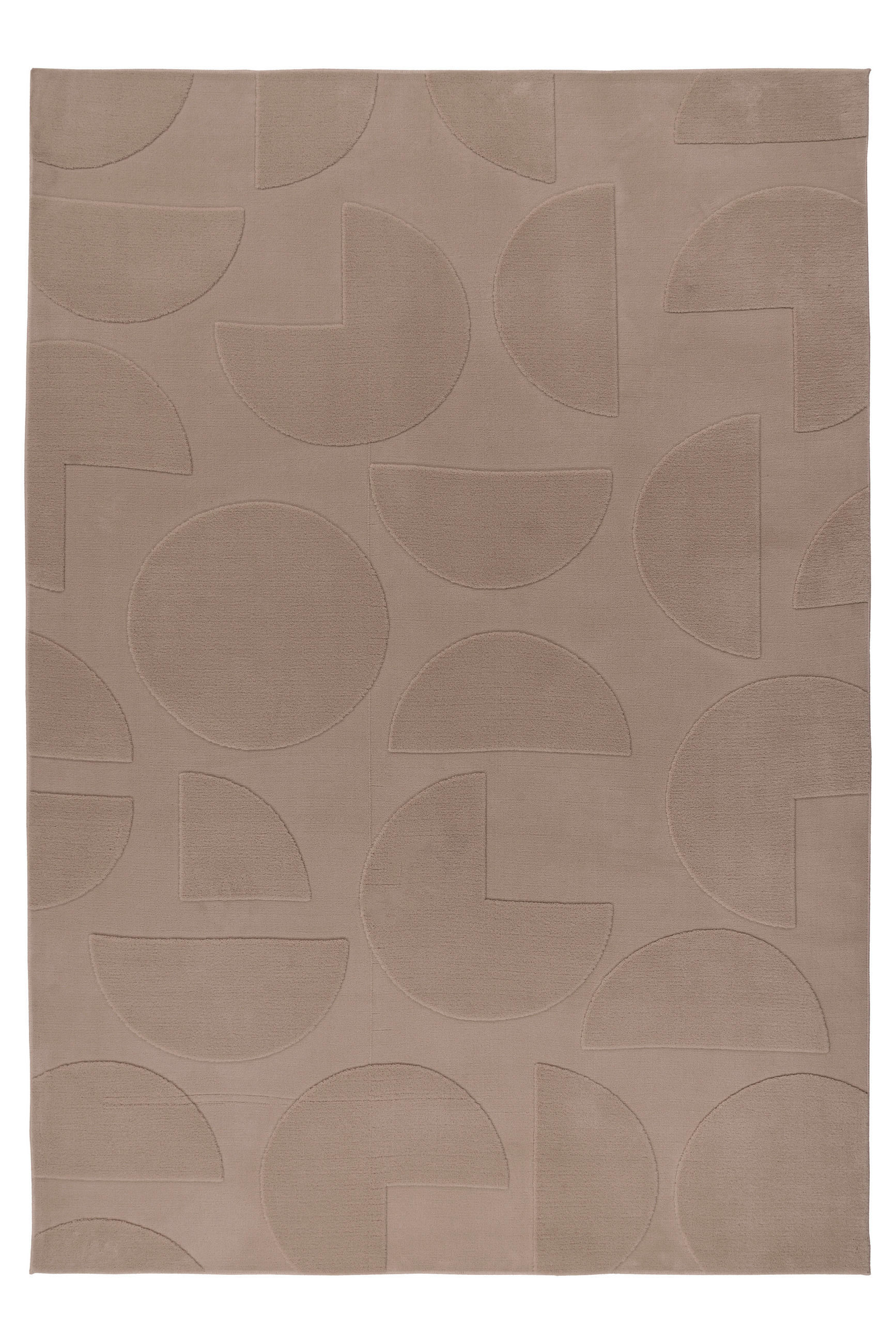 WEBTEPPICH 160/230 cm  - Taupe, Basics, Textil (160/230cm)