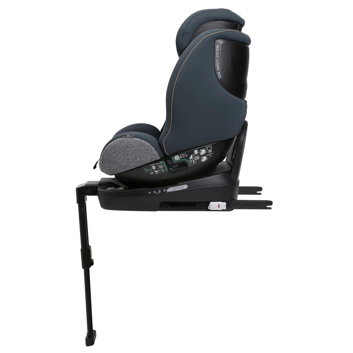 KINDERAUTOSITZ SEAT3FIT AIR   - Graphitfarben, Basics (49/44/61cm) - Chicco