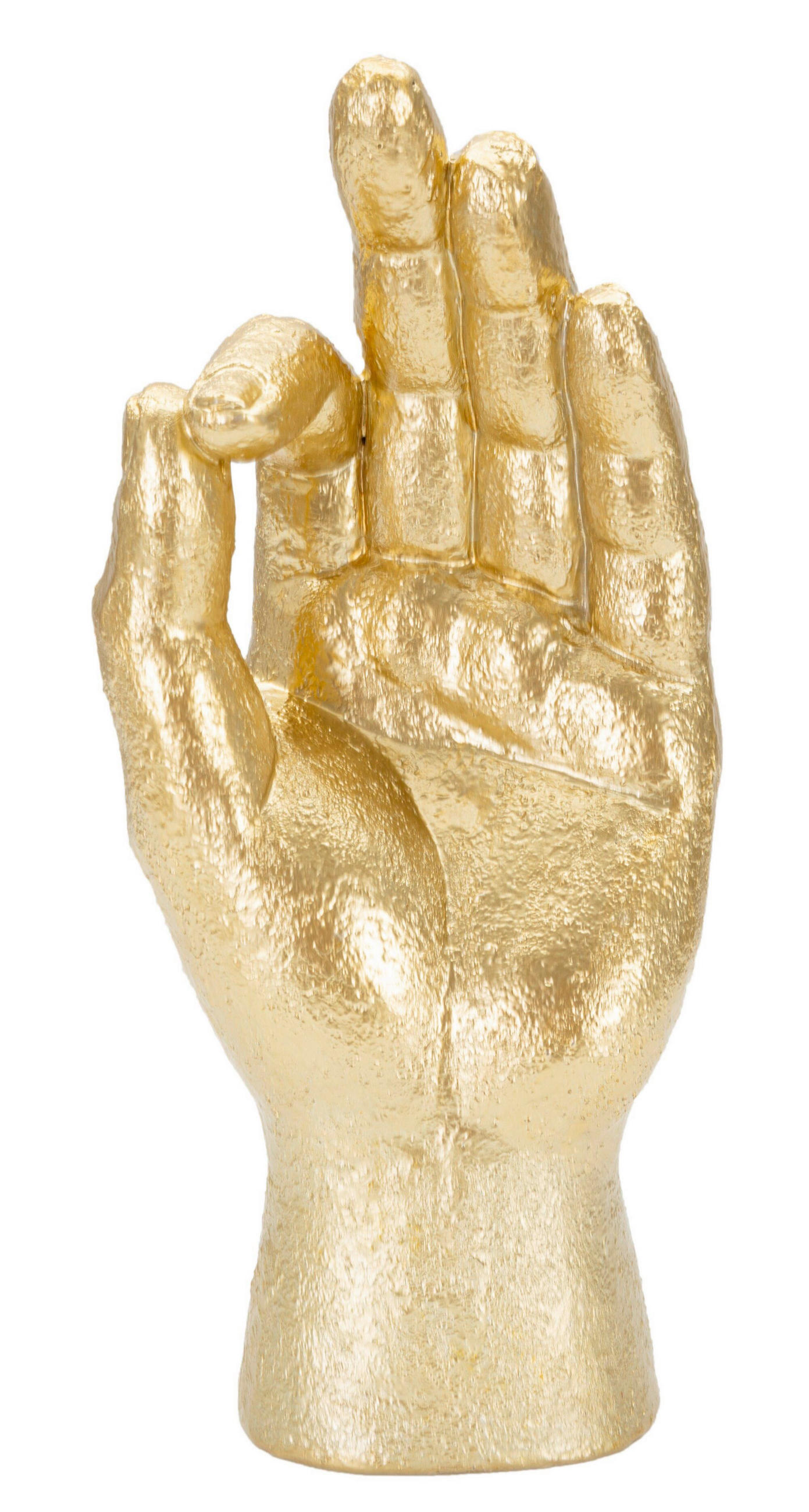 SKULPTUR - Goldfarben, Basics, Kunststoff (10/22.5/7cm)
